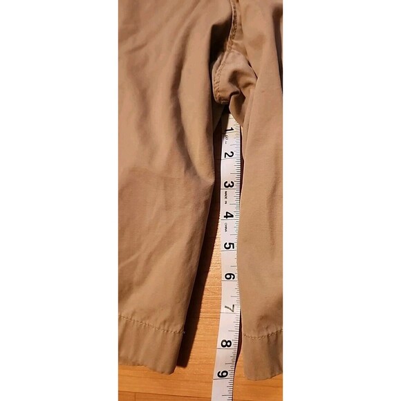 J Crew Golf Shorts Mens 36 Beige Flat Front Straight Leg  Casual - Picture 9 of 11